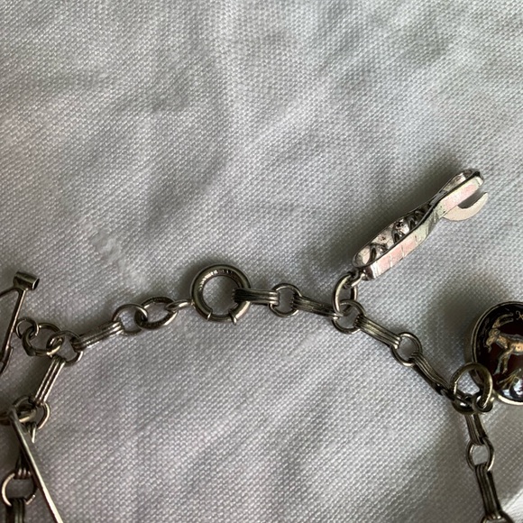 Sterling Charm Bracelet 7.25 inches - Picture 15 of 16